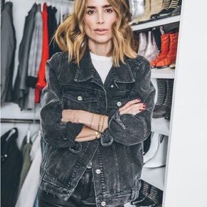 Anine Bing Black Denim Jacket